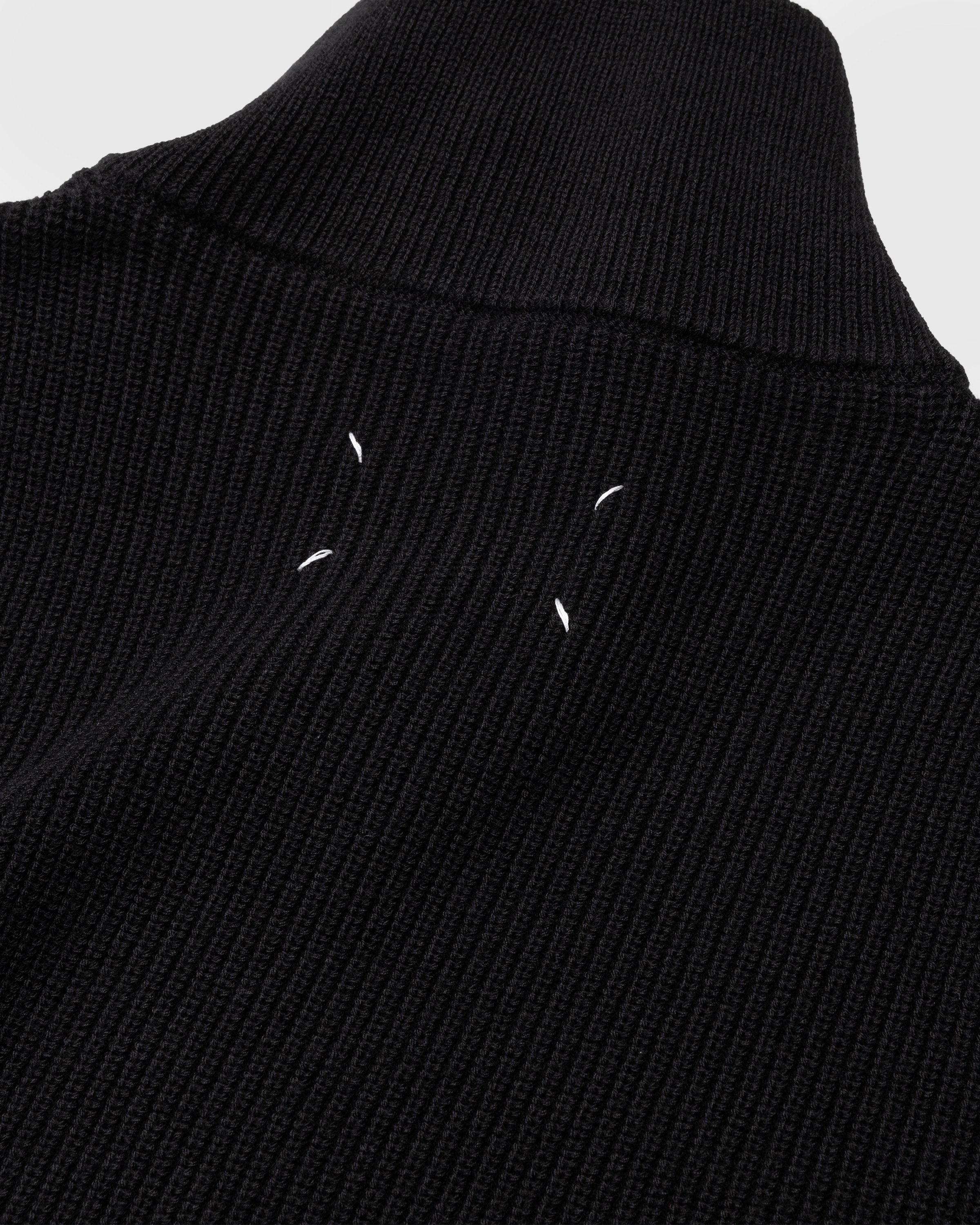 Maison Margiela – Knit Zip-Up Cardigan Black | Highsnobiety Shop